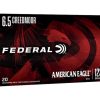 Federal American Eagle Ammunition 6.5 Creedmoor 123 Grain Open Tip Match