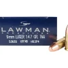 Speer Lawman Ammunition 9mm Luger 147 Grain Total Metal Jacket