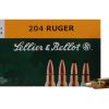 Sellier & Bellot Ammunition 204 Ruger 32 Grain Polymer Tip Spitzer
