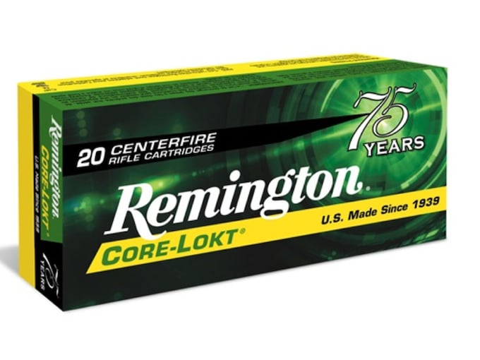Remington Core-Lokt Ammunition 30-06 Springfield 180 Grain Core-Lokt Pointed Soft Point Box of 20