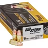 Sig Sauer Elite Performance Ammunition 9mm Luger 115 Grain Full Metal Jacket