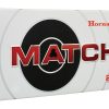 Hornady Match Ammunition 308 Winchester 168 Grain Hollow Point Boat Tail