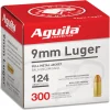 Aguila Ammunition 9mm Luger 124 Grain Full Metal Jacket