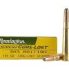 Remington Core-Lokt Ammunition 303 British 180 Grain Core-Lokt Soft Point Box of 20
