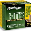 Remington High Terminal Performance (HTP) Ammunition 9mm Luger +P 115 Grain Jacketed Hollow Point Box of 20