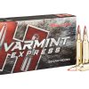 Hornady Varmint Express Ammunition 6mm Creedmoor 87 Grain V-MAX Polymer Tip Box of 20