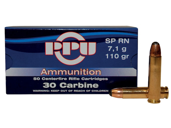 Prvi Partizan Ammunition 30 Carbine 110 Grain Soft Point Box of 50