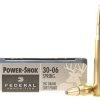 Federal Power-Shok Ammunition 30-06 Springfield 150 Grain Soft Point Box of 20