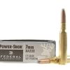 Federal Power-Shok Ammunition 7x57mm Mauser (7mm Mauser) 175 Grain Round Nose Soft Point Box of 20