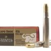 Barnes VOR-TX Safari Ammunition 416 Remington Magnum 400 Grain TSX Hollow Point Flat Base Lead-Free Box of 20
