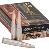 Sig Sauer Elite Performance Hunting HT Ammunition 300 AAC Blackout 120 Grain Solid Copper Lead-Free Expanding Box of 20