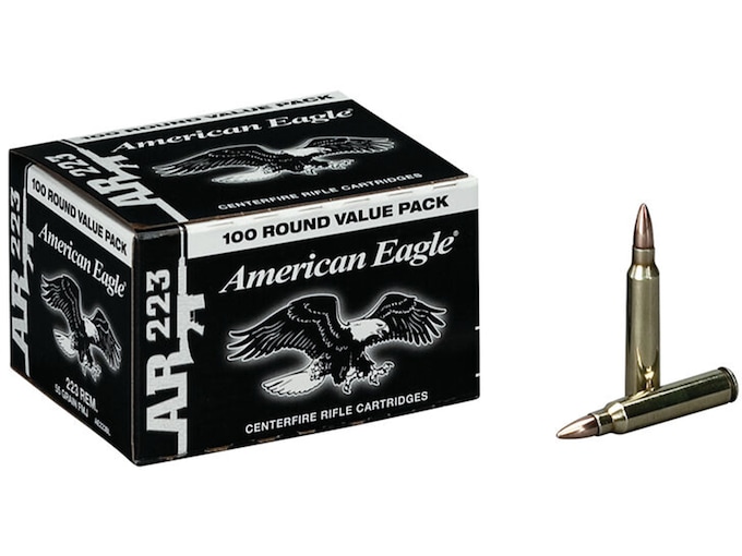 Federal American Eagle Ammunition 223 Remington 55 Grain Full Metal Jacket