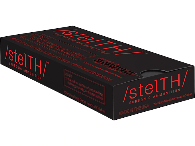 Stelth Ammunition 9mm Luger 165 Grain Total Metal Jacket Box of 50