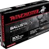 Winchester Ballistic Silvertip Ammunition 300 Winchester Short Magnum (WSM) 180 Grain Rapid Controlled Expansion Polymer Tip Box of 20