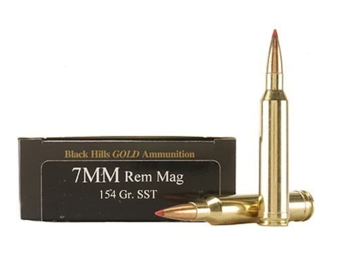 Black Hills Gold Ammunition 7mm Remington Magnum 154 Grain Hornady SST Box of 20
