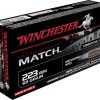 Winchester Match Ammunition 223 Remington 69 Grain Sierra MatchKing Hollow Point Boat Tail Box of 20