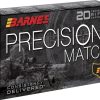 Barnes Precision Match Ammunition 308 Winchester 175 Grain Open Tip Match Box of 20