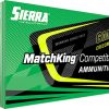 Sierra MatchKing Competition Ammunition 6mm Creedmoor 107 Grain Hollow Point Boat Tail Box of 20
