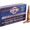 Prvi Partizan Ammunition 7mm-08 Remington 140 Grain Pointed Soft Point Boat Tail Box of 20