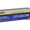 SBR Ammunition 375 SOCOM 200 Grain Sierra ProHunter Flat Point Box of 20