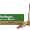 Remington Premier Match Ammunition 308 Winchester 175 Grain Sierra MatchKing Hollow Point Box of 20