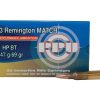 Prvi Partizan Match Ammunition 223 Remington 69 Grain Hollow Point Boat Tail