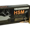 HSM Trophy Gold Ammunition 308 Winchester 168 Grain Berger Hunting VLD Hollow Point Boat Tail Box of 20