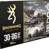 Browning Long Range Pro Match Ammunition 30-06 Springfield 195 Grain Sierra MatchKing Hollow Point Boat Tail Box of 20