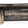 Liberty Civil Defense Ammunition 223 Remington 55 Grain Fragmenting Hollow Point Lead-Free Box of 20