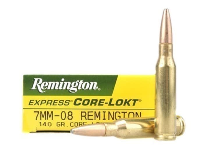Remington Core-Lokt Ammunition 7mm-08 Remington 140 Grain Core-Lokt Pointed Soft Point Box of 20