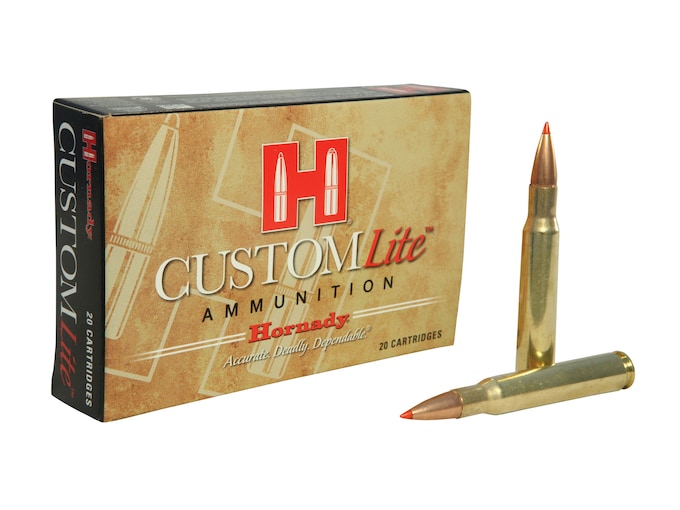 Hornady Custom Lite Ammunition 30-06 Springfield 125 Grain SST Box of 20