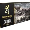 Browning Long Range Pro Match Ammunition 300 Winchester Short Magnum (WSM) 195 Grain Sierra MatchKing Hollow Point Boat Tail Box of 20