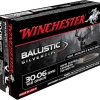 Winchester Ballistic Silvertip Ammunition 30-06 Springfield 168 Grain Rapid Controlled Expansion Polymer Tip Box of 20