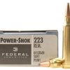 Federal Power-Shok Ammunition 223 Remington 64 Grain Soft Point Box of 20