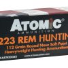 Atomic Hunting Ammunition 223 Remington 112 Grain Expanding Round Nose Soft Point Box of 20
