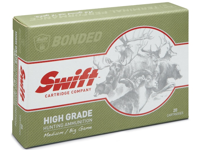 Swift High Grade Big Game Hunting Ammunition 300 Winchester Magnum 180 Grain Swift A-Frame Box of 20