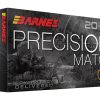 Barnes Precision Match Ammunition 223 Remington 55 Grain Open Tip Match Boat Tail Box of 20