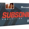 Hornady Subsonic Ammunition 450 Bushmaster 395 Grain SUB-X FTX Box of 20