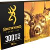 Browning BXR Rapid Expansion Ammunition 300 Winchester Magnum 155 Grain Matrix Tip Box of 20