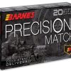 Barnes Precision Match Ammunition 6.5 Creedmoor 140 Grain Open Tip Match Box of 20