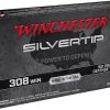 Winchester Silvertip Defense Ammunition 308 Winchester 150 Grain Polymer Tip Box of 20