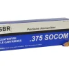 SBR Ammunition 375 SOCOM 250 Grain Barnes TTSX Polymer Tipped Spitzer Lead-Free Box of 20