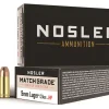 Nosler Match Grade Ammunition 9mm Luger 124 Grain Jacketed Hollow Point