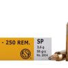 Sellier & Bellot Ammunition 22-250 Remington 55 Grain Soft Point Box of 20