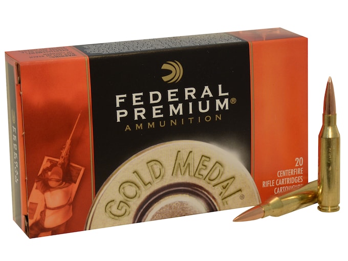 Federal Premium Gold Medal Ammunition 260 Remington 142 Grain Sierra MatchKing Hollow Point Boat Tail