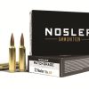 Nosler Match Grade Ammunition 22 Nosler 70 Grain RDF Hollow Point Boat Tail Box of 20