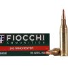 Fiocchi Extrema Ammunition 243 Winchester 95 Grain Hornady SST Box of 20
