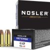Nosler Defense Ammunition 45 ACP 230 Grain Bonded Jacketed Hollow Point Box of 20