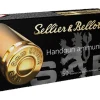 Sellier & Bellot Ammunition 9mm Luger 124 Grain Jacketed Hollow Point