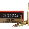 Federal Premium Varmint Ammunition 222 Remington 43 Grain Speer TNT Green Hollow Point Lead-Free